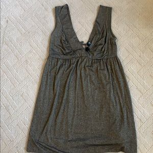 Cute metallic tunic top
